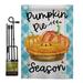 Breeze Decor Pumpkin Pie Garden Flag Set Harvest & Autumn Fall 13 X18.5 Inches Double-Sided Decorative House Decoration Yard Banner | Wayfair