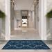 Blue/Navy 43 x 24 x 0.2 in Area Rug - Andover Mills™ Fruge Geometric Indoor/Outdoor Area Rug in Navy/Beige | 43 H x 24 W x 0.2 D in | Wayfair