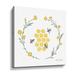 August Grove® Happy to Bee Home III - Graphic Art on Canvas in Green/Yellow | 10 H x 10 W x 2 D in | Wayfair D129D0B564FD4F3FB92F8F7B2C9935EE