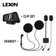 Marque Lexin Moto interphone casque et clip en métal accessoires pour lx-b4fm Pro Bluetooth