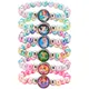 Bracelets de perles de sirène dégradées bracelet de perles de ligne bijoux flexibles avec 10