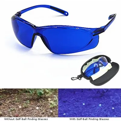 Lunettes de soleil de golf avec étui lunettes de recherche de golf lentilles professionnelles