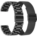 Bracelet en acier inoxydable pour Fossil Q tailleur/Gazer/Founder 2.0 P/Explorist/Gen 5 4