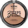 NYX Professional Makeup Gesichts Make-up Puder 3 Step To Sculpt Face Sculpting Palette Light