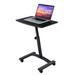 airLIFT Mobile Height Adjustable Solid-Top Laptop Desk Cart