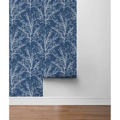 Pittsburg, Tree Branches 18' x 20.5" Peel & Stick Wallpaper Roll