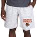 Men's Concepts Sport White/Charcoal Cincinnati Bengals Alley Fleece Shorts