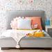 Ollie Toddler Panel Bed by Second Story Home Upholstered in Gray | 27.5 H x 40.9 W x 66.9 D in | Wayfair 628-187-0101