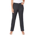 Plus Size Women's Sateen Stretch Pant by Catherines in Rich Grey (Size 22 W)