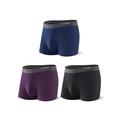 DAVID ARCHY Men's Seamless Underwear Ultra Soft Micro Modal Trunks 3 Pack Boxer Shorts - - XL