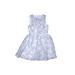 Hailey Logan by Adrianna Papell Cocktail Dress - A-Line: White Paisley Dresses - Women's Size 1