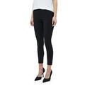 Minus Carma Damen Hose Mitte Tailliert 7/8 Keuchen Größe 34 | Schwarze Hose Damen | Bequeme Damen Hosen Stretch | Chino Hose Damen Mit Enger Passform | Damen Hosen Elegant