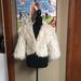 Zara Jackets & Coats | Faux Fur Jacket For Costume -Stained? Says L But M | Color: Cream/Tan | Size: L