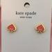 Kate Spade Jewelry | Kate Spade Everyday Spade Coral Stud Earrings | Color: Orange | Size: Os