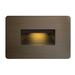 Hinkley Luna Line Voltage Integrated LED Step Light Metal in Gray/Brown | 3 H x 4.5 W x 0.5 D in | Wayfair 58508MZ