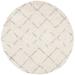 White 96 x 1.18 in Area Rug - Wrought Studio™ Angelka Geometric Ivory/Beige Area Rug, Synthetic | 96 W x 1.18 D in | Wayfair