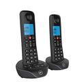 DTL Package BT7880 BT Essential X DECT Digitally Enhanced Cordless Telephone,30 min Recording Answering Machine, Nuisance Call Blocker Plus(Easy Call Blocking), Caller Display(Backlit)(Black - TWIN)