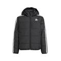 adidas Kids' Padded Jacket, Black/White, 1516