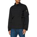 G-STAR RAW Men's Sporty Slanted Pocket Indoor Jacket, Dark Black 9706-6484, XXL