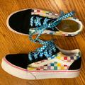 Vans Shoes | Hp Vans Kid’s Sneaker, Multi | Color: Black/Blue | Size: 4.5b