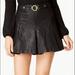 Free People Skirts | Free People Faux Leather Skirt | Color: Black | Size: S