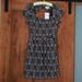 Anthropologie Dresses | Cute Sz Small Anthro Keyhole Dress.Side Zip Lined | Color: Black/Gray | Size: 2