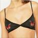 Urban Outfitters Intimates & Sleepwear | New! Urban Outfitters Black Butterfly Bralette | Color: Black/Red | Size: S