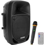 Pyle Pro PSBT8A Portable 8" 2-Way 800W Bluetooth PA Speaker with Wireless Microphone PSBT85A