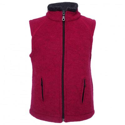 Reiff - Kid's Fleeceweste Colori - Merinoweste Gr 128 rot