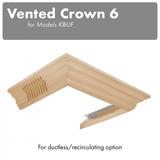 ZLINE Vented Crown Molding Profile 6 for Wall Mount Range Hood (CM6V-KBUF) - ZLINE Kitchen and Bath CM6V-KBUF