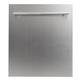 24 in. Top Control Dishwasher in Stainless Steel with Stainless Steel Tub and Modern Style Handle - ZLINE Kitchen and Bath DW-304-24
