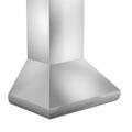 ZLINE 36 in. Professional Wall Mount Range Hood in Stainless Steel (687-36) - ZLINE Kitchen and Bath 687-36