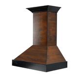 ZLINE 30 in. Wooden Wall Mount Range Hood in Antigua and Walnut - Includes Motor - ZLINE Kitchen and Bath KBAR-30