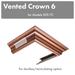 ZLINE Vented Crown Molding Profile 6 for Wall Mount Range Hood (CM6V-8597C) - ZLINE Kitchen and Bath CM6V-8597C