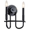 Kichler Lighting Capitol Hill 10 Inch Wall Sconce - 52308BK