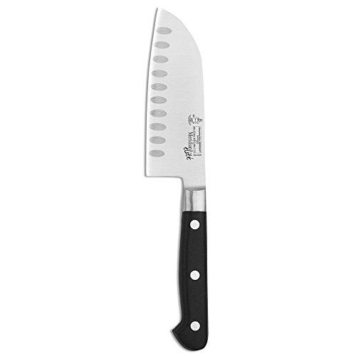 Messermeister Meridian Elite Kullenschliff Santoku Knife, 5-Inch