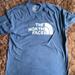 The North Face Shirts | Navy Blue North Face Tee | Color: Blue/White | Size: M