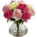 Primrue Roses Floral Arrangement in Vase | 11 H x 11 W x 11 D in | Wayfair 425D9988FC274CDE98FCB3B27C73C0D5