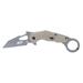 Smith & Wesson M&P Extreme Ops Karambit Folding Knife 3in 8Cr13MoV Stainless Steel Titanium Nitrided Coated Blade G10 Handle Gray 1147102