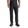 Carhartt Men's Rugged Flex Rigby Straight Fit Pant Work Utility, Black, 34W x 32L