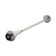 LSL Axle Balls Classic, various KAWASAKI, titanium, front axle, silver