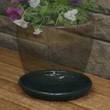 Sunnydaze Ceramic Planter Saucer - 9-Inch - Set of 4