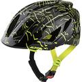 ALPINA PICO - Leichter, Optimal Klimatisierter & Bruchfester Fahrradhelm Mit Fliegennetz Für Kinder, black-neon yellow gloss, 50-55 cm