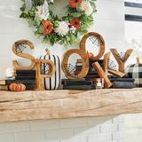 Spooky Letters With Web - Grandin Road