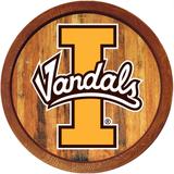 Idaho Vandals 21'' x Color Logo Faux Barrel Top Sign