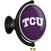 TCU Horned Frogs 23'' x 21'' Illuminated Rotating Wall Sign