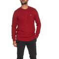 Tommy Jeans Men's TJM Essential Crew Neck Sweater, Wine Red, S