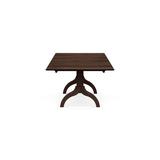 Copeland Furniture Sarah Four Leg Extension Table Wood in Brown/Red | 30 H in | Wayfair 6-SAR-23-53