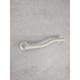 CSI Bathware Left Hand Grab Bar Metal in White | 4 H x 1.25 D in | Wayfair BAR-MWL28-TW-125-PW