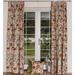 McalisterTextiles Floral Blackout Pinch Pleat Curtain Panels Polyester in Orange/Brown | 54 H in | Wayfair ORANGERENCURTD3